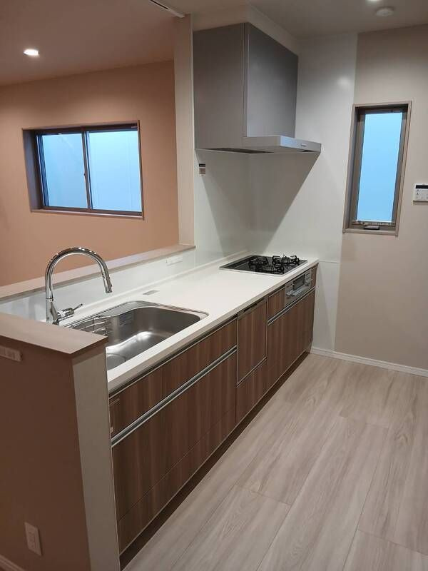 桑津戸建　C棟のキッチン