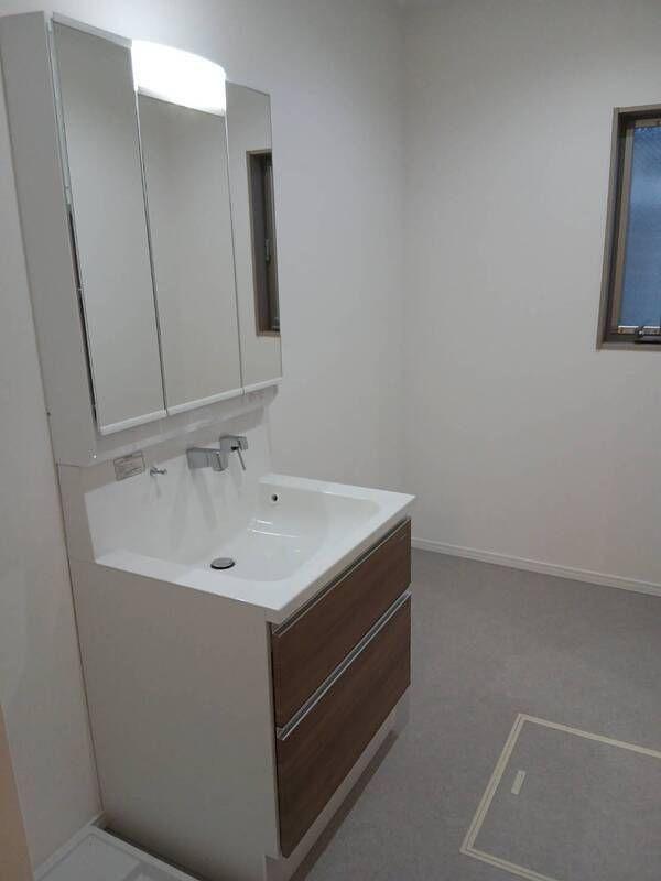 桑津戸建　C棟の洗面所