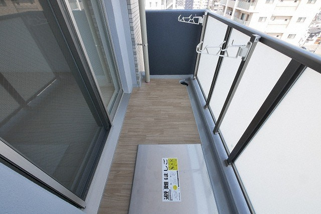 大阪市東成区大今里南１丁目の賃貸マンションのバルコニー