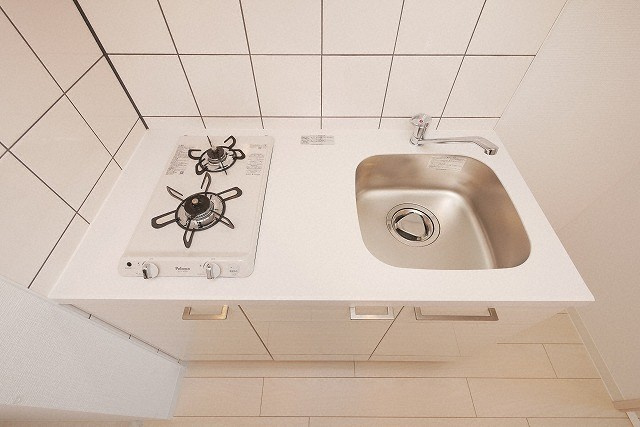 大阪市東成区大今里南１丁目の賃貸マンションのキッチン