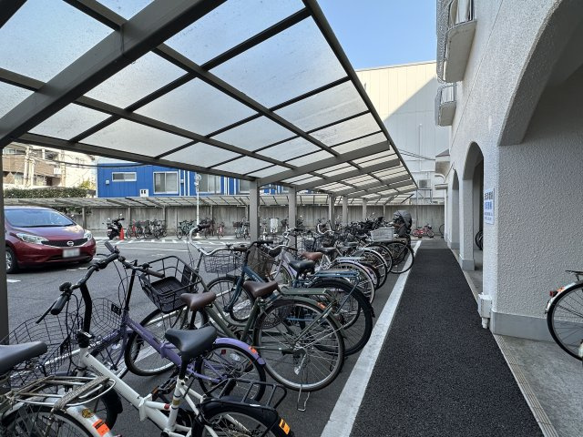 シーサイドパレス明石錦明館の駐輪場
