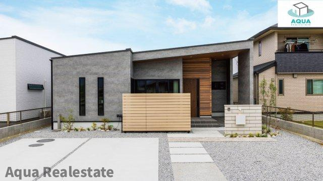 高松市鬼無町鬼無の新築一戸建の外観|おしゃれな外観です