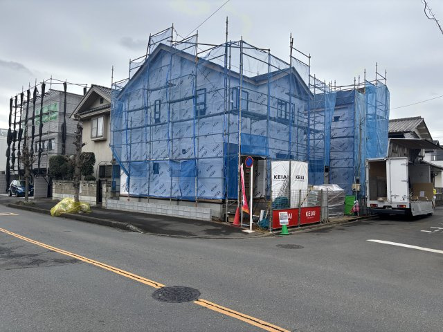 所沢市中新井新築戸建　2号棟の前面道路含む現地写真|前面道路含む現地写真です