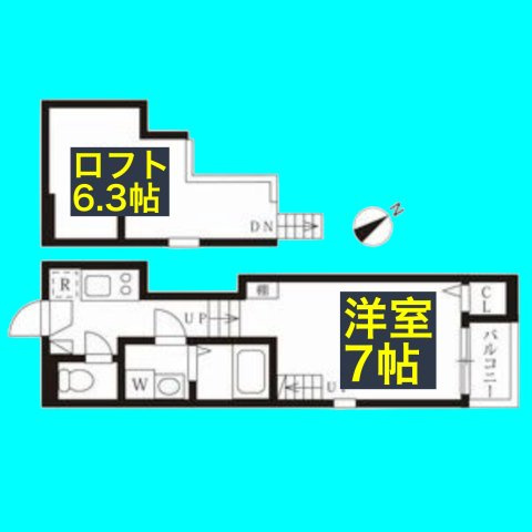 ハーモニーテラス萩原町の間取り