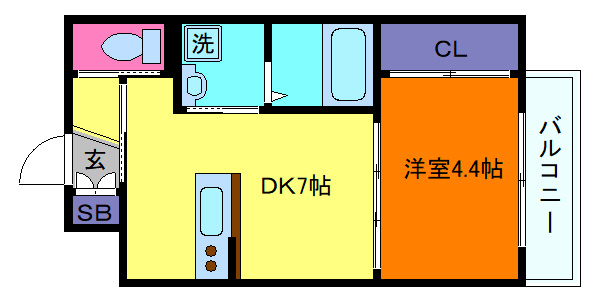 グランメール芦屋南宮町の間取り