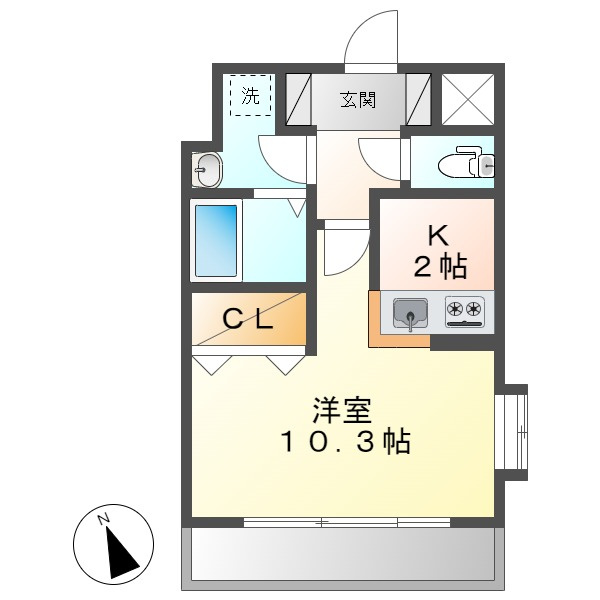 サンパレス幸町の間取り