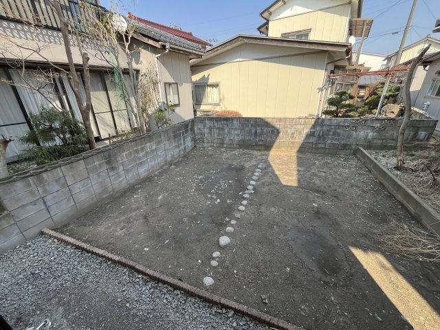 鶴岡市千石町　中古住宅の庭|後方には庭スペースがあります
