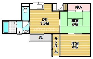 【間取り】 | シティライフ北中