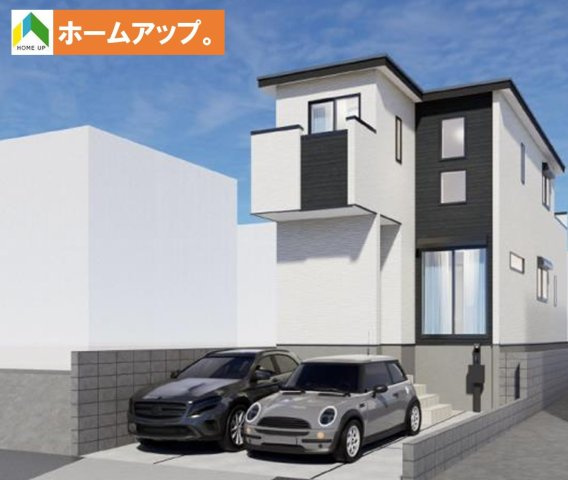 MIRASUMO昭和区長戸町339①｜名古屋市の戸建ならホームアップの外観パース