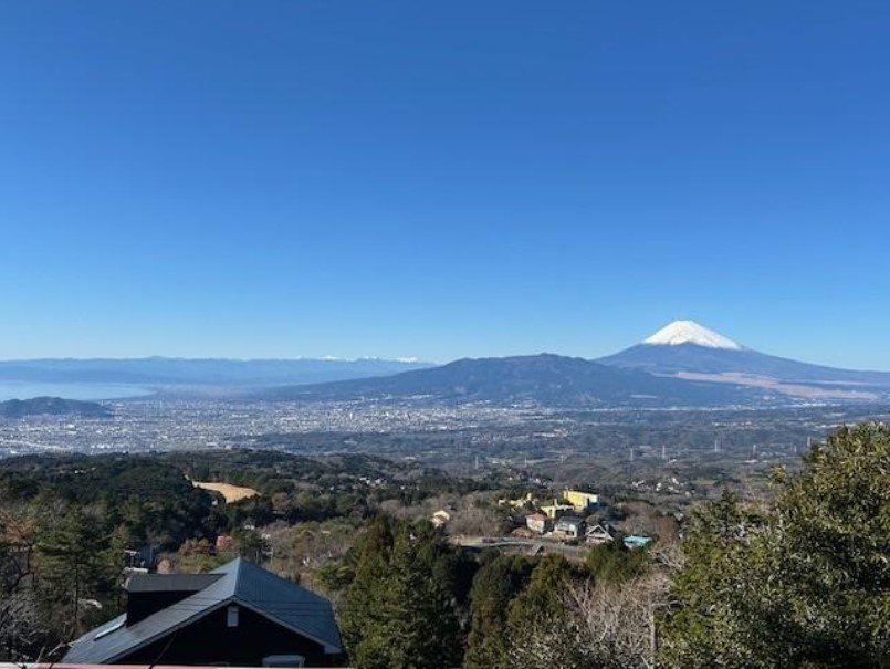 伊豆の国市　小松ケ原別荘地の展望|富士山の眺望