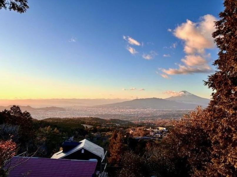 伊豆の国市　小松ケ原別荘地の展望|富士山の眺望
