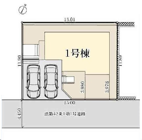 青葉区大場町第7 新築分譲戸建の区画図