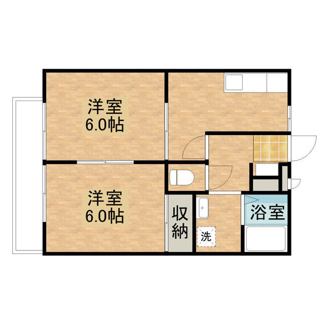 【間取り】 | 陽だまりハイツ2000　Ａ