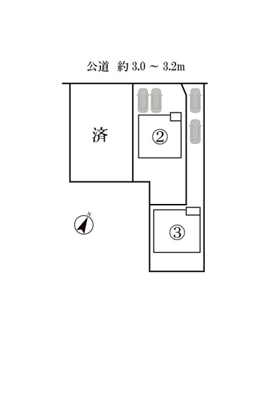 【区画図】 | 東海市富木島町第30　３号棟