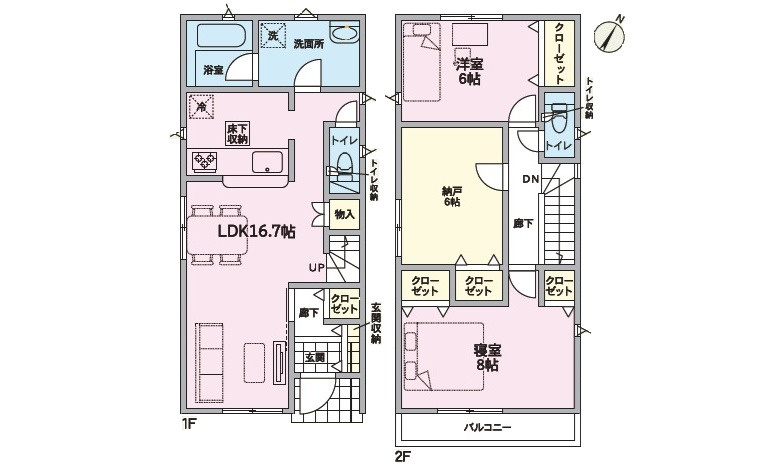 広島市南区向洋新町２丁目の間取り|NO2