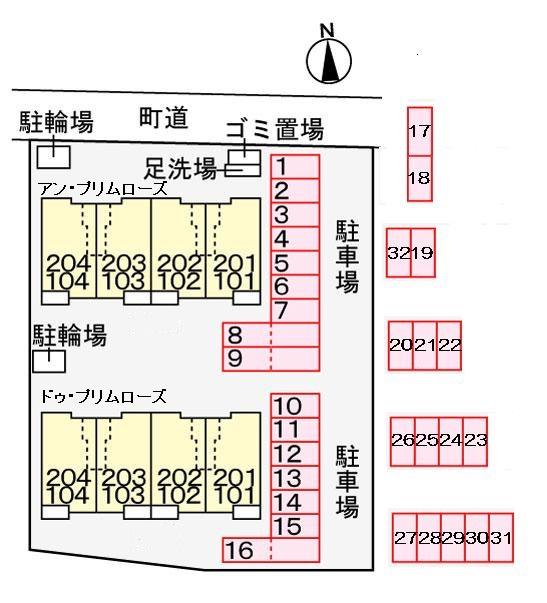 アン・プリムローズの区画図