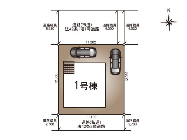 大村市池田新町-第1の区画図|■■分譲地全体配置図■■