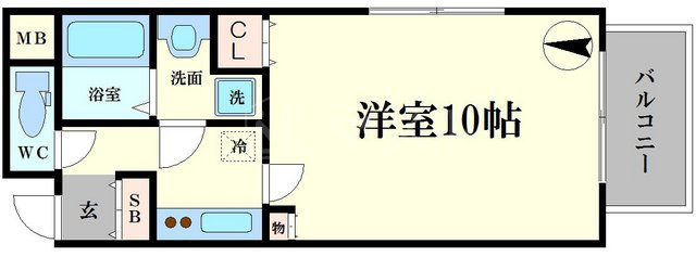 アクティ北浜の間取り