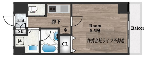 プレシオ小阪の間取り
