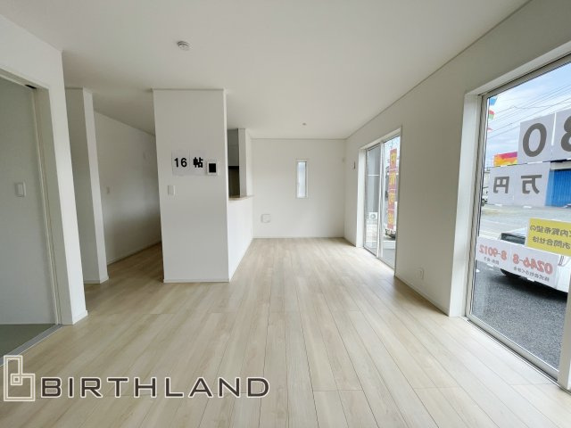 新築戸建・新築建売　いわき市泉町下川第8　泉小学校・泉中学校の居間・リビング