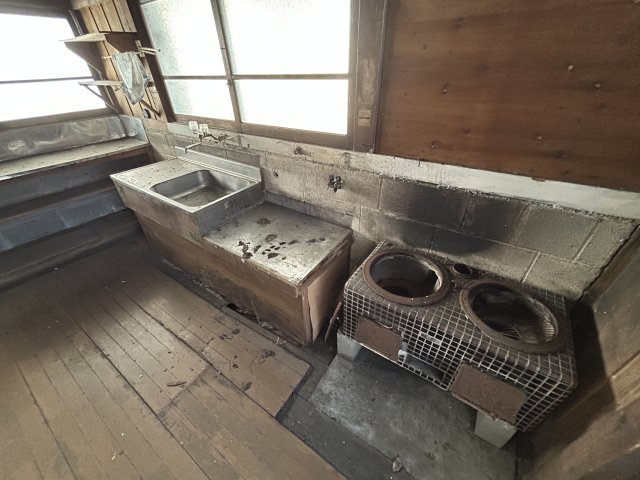 南伊豆町　一条のキッチン|台所。かまど
