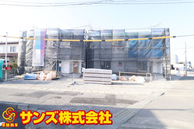 郡山市安積荒井2丁目第3　　　１号棟　　安積第１小学校、安積中学区の外観|南側から見た区画全体