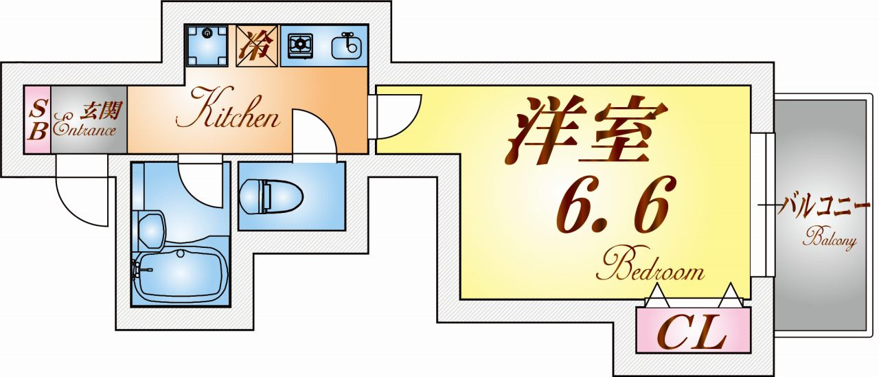 エルパラッツォ塚本の間取り