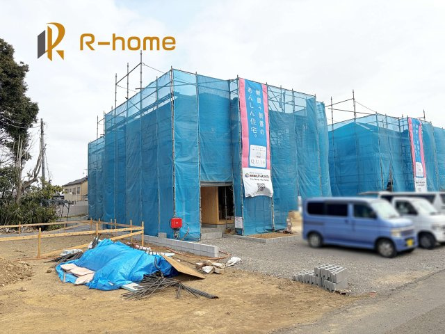 かすみがうら市下稲吉第15　新築戸建て　4号棟の外観|ご予約を頂ければ、『平日』はもちろん『早朝』や『夜間』もご見学可能です♪お気軽にお申し付けください♪