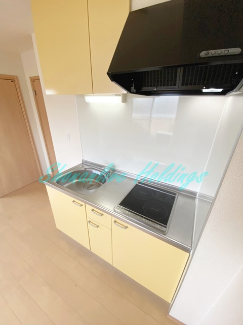 Les Ailes Vのキッチン|2口IHコンロ付きシステムキッチン