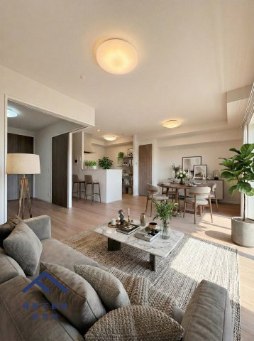 モントーレ香椎浜サーフタワーセンターコートの居間・リビング