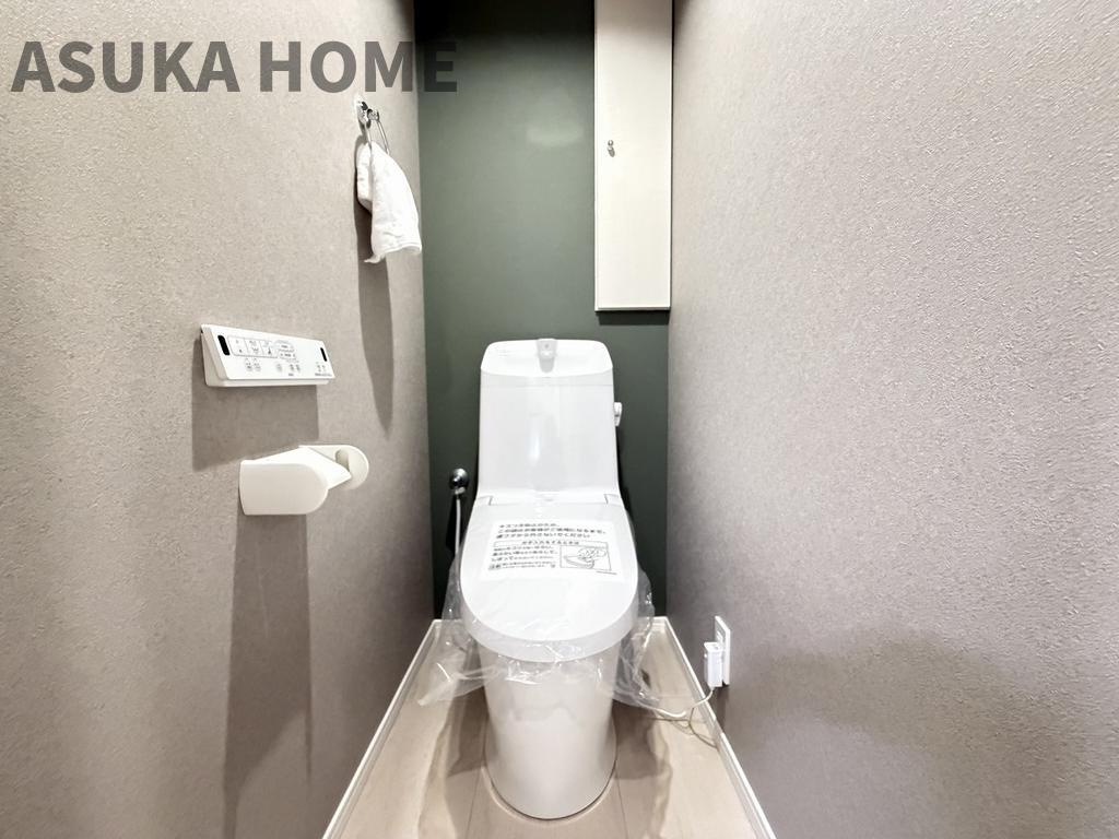 パークハイム山手のトイレ|新規交換済♪温水洗浄便座の最新トイレ設備です♪