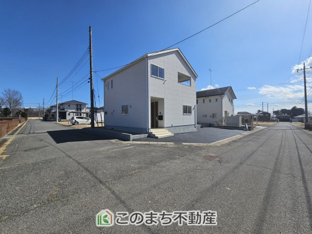 CRADLEGARDEN那須塩原市関谷第4　1号棟の前面道路含む現地写真|前面道路含む現地写真