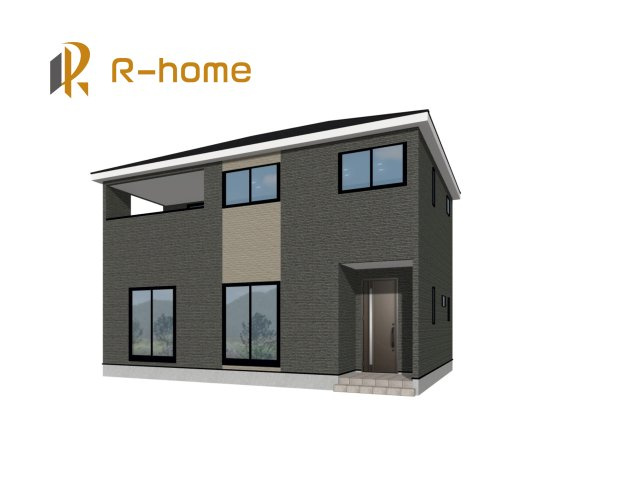 かすみがうら市下稲吉第15　新築戸建て　7号棟の外観パース|2026年3月完成予定！近隣の同仕様完成物件をご見学いただけます♪