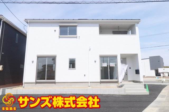 郡山市安積荒井2丁目第3　　　２号棟　　安積第１小学校、安積中学区の外観|南側から見た外観
