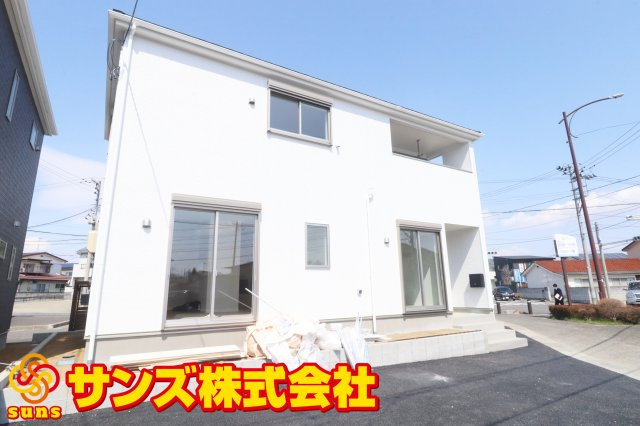 郡山市安積荒井2丁目第3　　　２号棟　　安積第１小学校、安積中学区の外観|南西側から見た区画全体