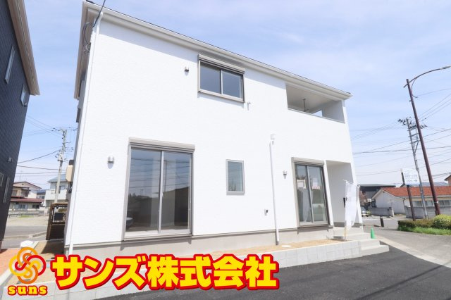 郡山市安積荒井2丁目第3　　　２号棟　　安積第１小学校、安積中学区の外観|南西側から見た外観