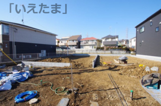 【外観】 | 【仲介手数料無料！！】八王子市東中野　新築戸建て（全2棟）1号棟　5799万円 | 令和８年２月１３日撮影　建築中