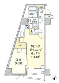 エステムプラザ市谷外濠公園の間取り