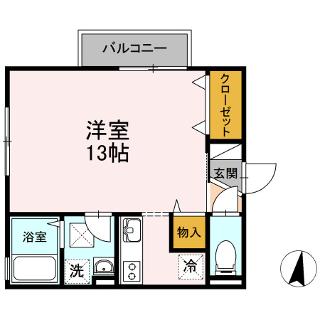 アルファームCトウの間取り