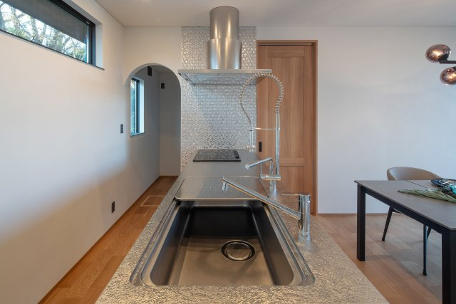 【キッチン】 | Vilike大室高原 | コンパクトなキッチンで掃除もラクラク