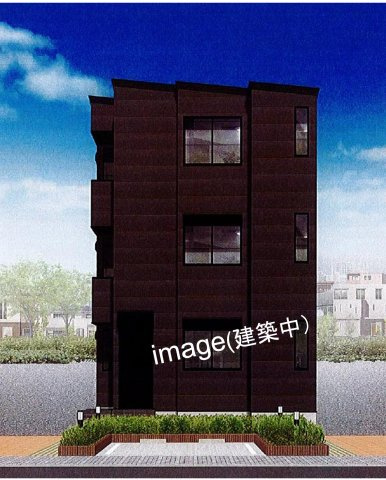 大阪市港区　新築1棟アパート「2026年5月完成予定」「劣化対策等級3級取得」の外観パース