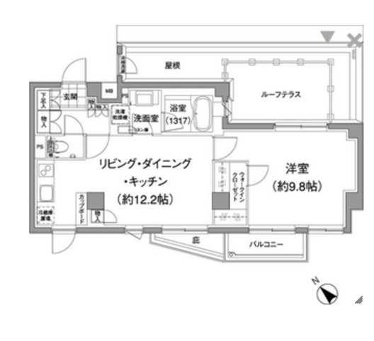 港区元麻布２丁目の賃貸マンションの画像