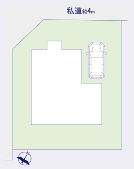 【区画図】 | 北本市東間7丁目　中古戸建