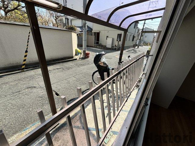岡町リバクロスレジデンスのバルコニー