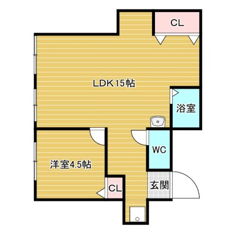 岡町リバクロスレジデンスの間取り