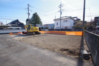 【前面道路含む現地写真】 | 【仲介手数料無料！！】日野市石田　建築条件なし売地（全4区画）B区画 3880万円