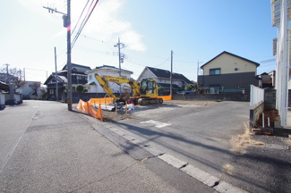 【前面道路含む現地写真】 | 【仲介手数料無料！！】日野市石田　建築条件なし売地（全4区画）B区画 3880万円