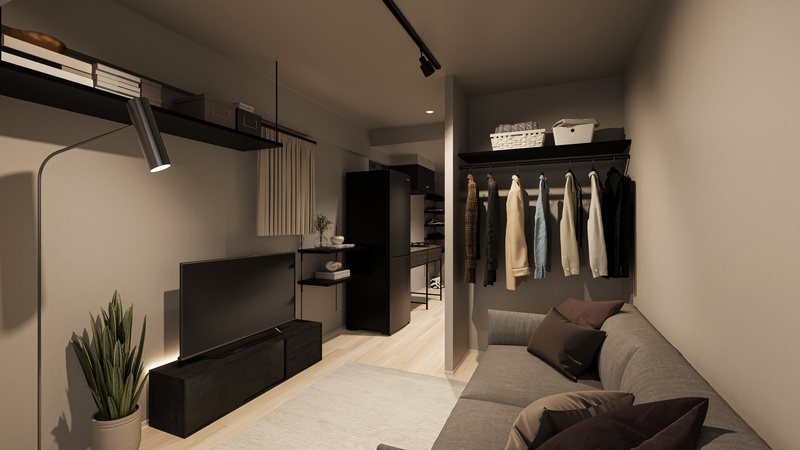 レキシントン・スクエア曙橋の居間・リビング