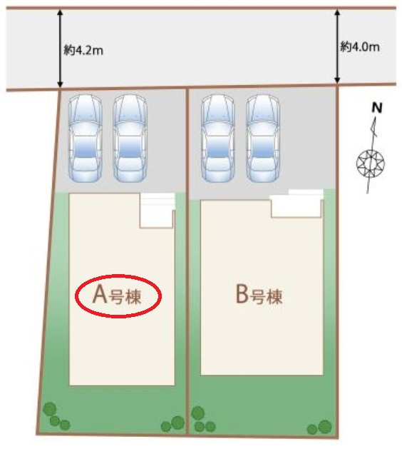 ハートフルタウン宇都宮市砥上町1110番の区画図|【全2棟】各号棟の詳細については、お気軽にお問い合わせください♪