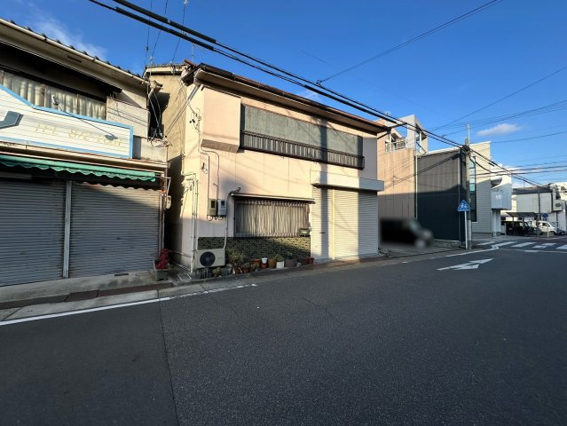 昭和区白金1丁目土地の前面道路含む現地写真